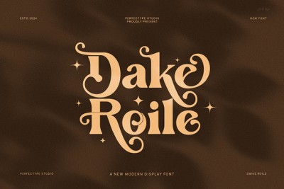 Dake Roile Elegant Serif Font