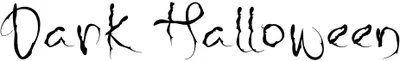 Dark Halloween Font