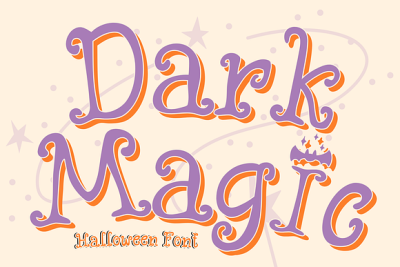 Dark Magic is a Halloween Font