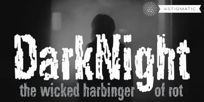 Dark Night AOE Font