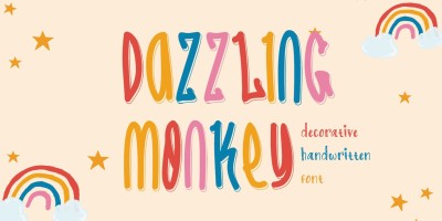 Dazzling Monkey Font