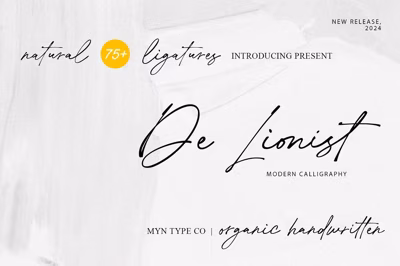 De Lionist - Handwritten Script Font Free Download