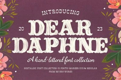 Dear Daphne Font Collection