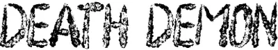 Death Demon Font