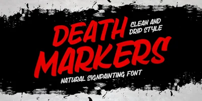 Death Markers Font