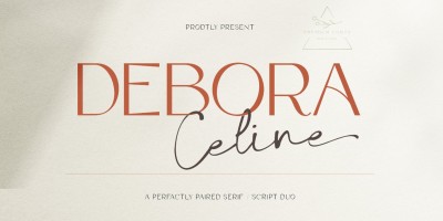 Debora Celina Script Font