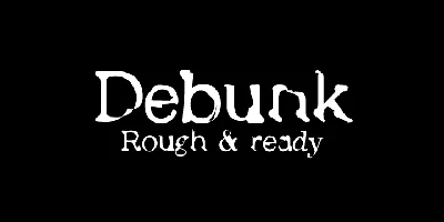 Debunk Font