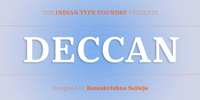 Deccan Font