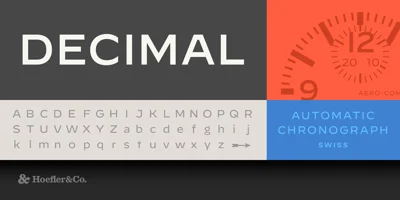 Decimal Font