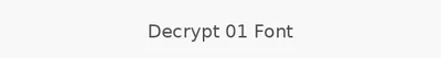 Decrypt 01 Font