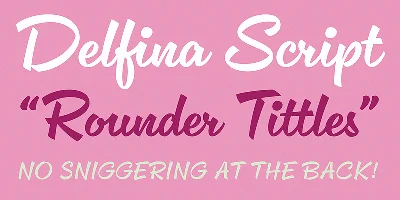 Delfina Script Font
