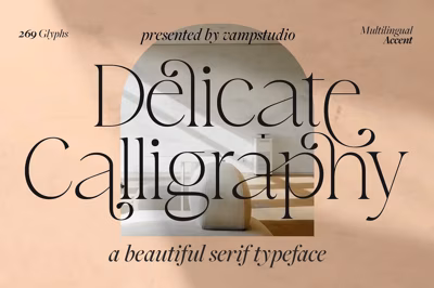 Delicate Calligraphy Elegant Serif Free Download