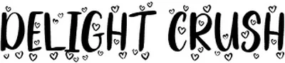 Delight Crush Display Font