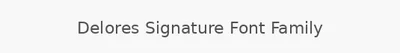 Delores Signature Font Family