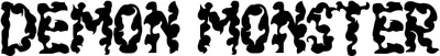 Demon Monster Font