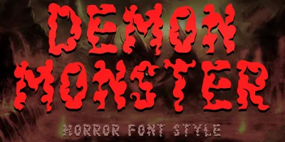 Demon Monster Font