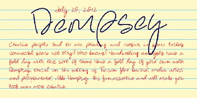 Dempsey Font