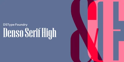 Denso Serif High Font