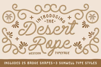 Desert Rope Font Duo Free Download