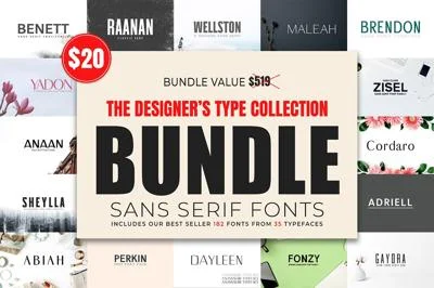 Designer's Type - Sans Serif Bundle!