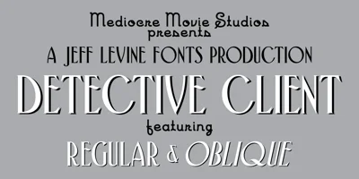 Detective Client JNL Font