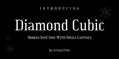 Diamond Cubic Font