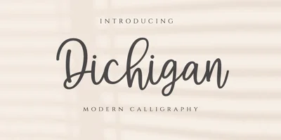 Dichigan Font