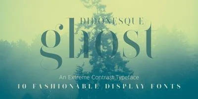 Didonesque Ghost Font