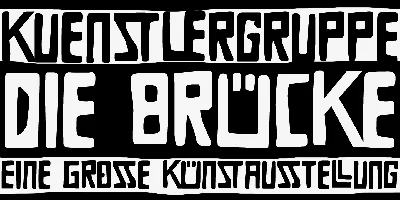 Die Bruecke Font