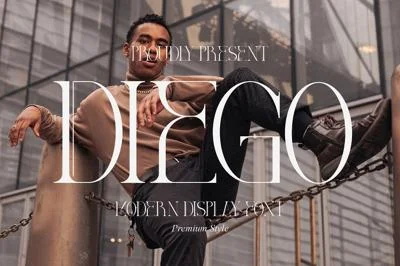 DIEGO Modern Serif Font Display
