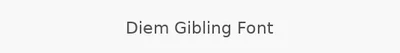 Diem Gibling Font
