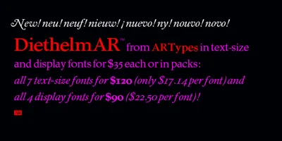 Diethelm AR Font