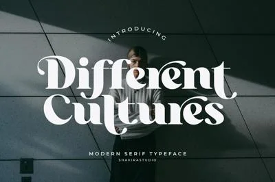 Different Cultures - Modern Serif Font