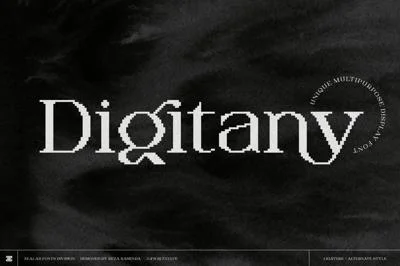 DIGITANY Font