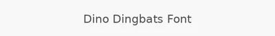 Dino Dingbats Font