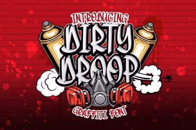 DIRTYDROOP GRAFFITI FONT (SALE) Free Download