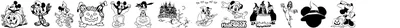 Disney Halloween Font