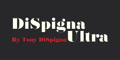 DiSpigna Ultra Font