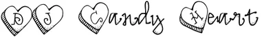 Dj Candy Heart Font
