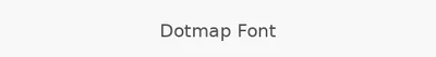 Dotmap Font