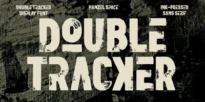 Double Tracker Font