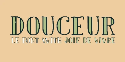 Douceur Font