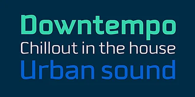 Downtempo Font