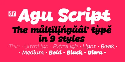 DR Agu Font