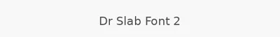 Dr Slab Font 2