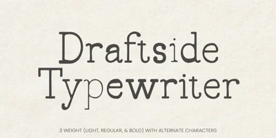 Draftside Font