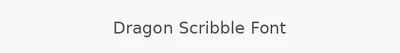Dragon Scribble Font