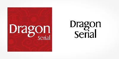 Dragon Serial Font