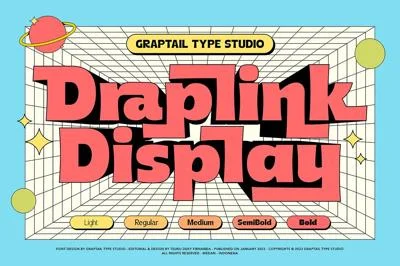 Draplink - Display Fonts