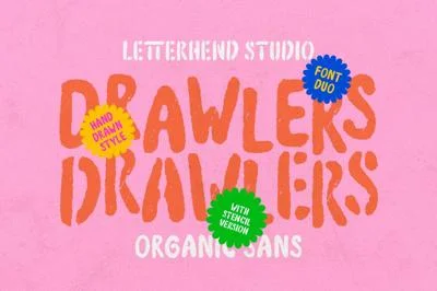 Drawlers - Organic Sans Font